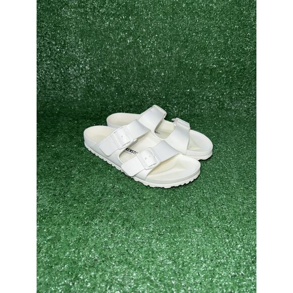 Birkenstock Arizona Eva White Rubber Slide Sandals Women's Size 7 US EU 38 UK 5 - Picture 3 of 10